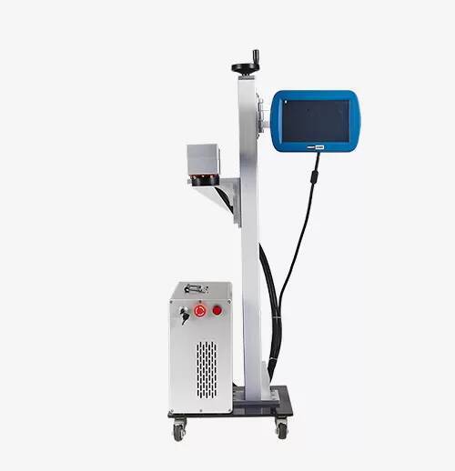 Portable Type Fiber Laser Marking Machine with JPT/MAX/RAYCUS Source