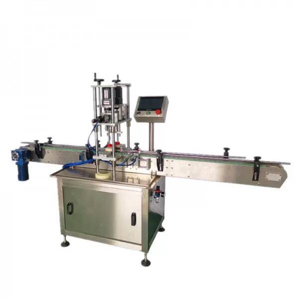 Automatic 6-wheels Drop Covers Capping Machine Bottles Cans Cover Sealing Machine