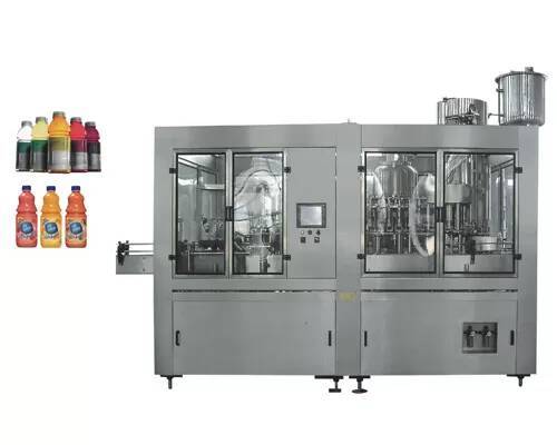 Juice Filling Machine, Automatic 3 In 1 Small Bottle Juice Filling And Capping Machine