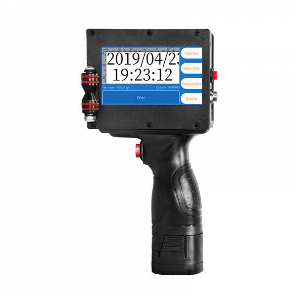 240* 120* 97 mm Semi-automatic Black Adjustable Portable Date Inkjet Printer