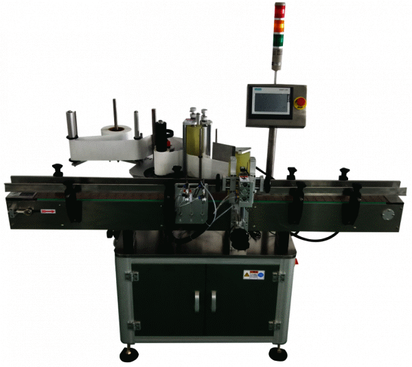 Vertical Round Bottle Labeling Machine, Automatic Round Bottle Self-adhesive Sticker Labeler