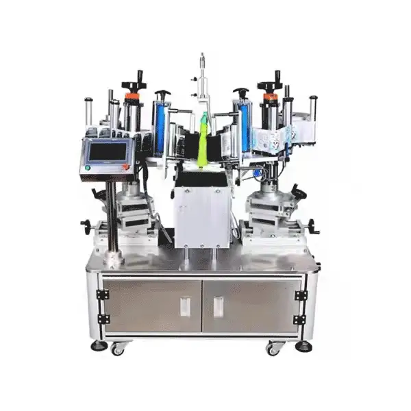 High Efficiency Semi-automatic Front & Back Two Sides Labeling Easy To Operate