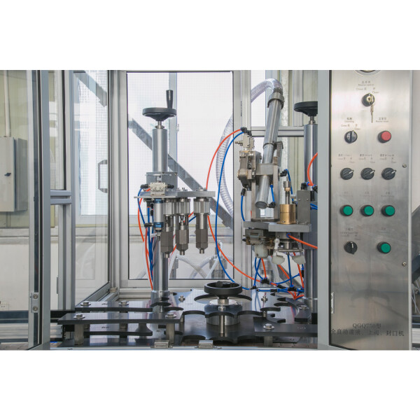 Automatic Spray Paint Cans Aerosol Filling Machine Production Line